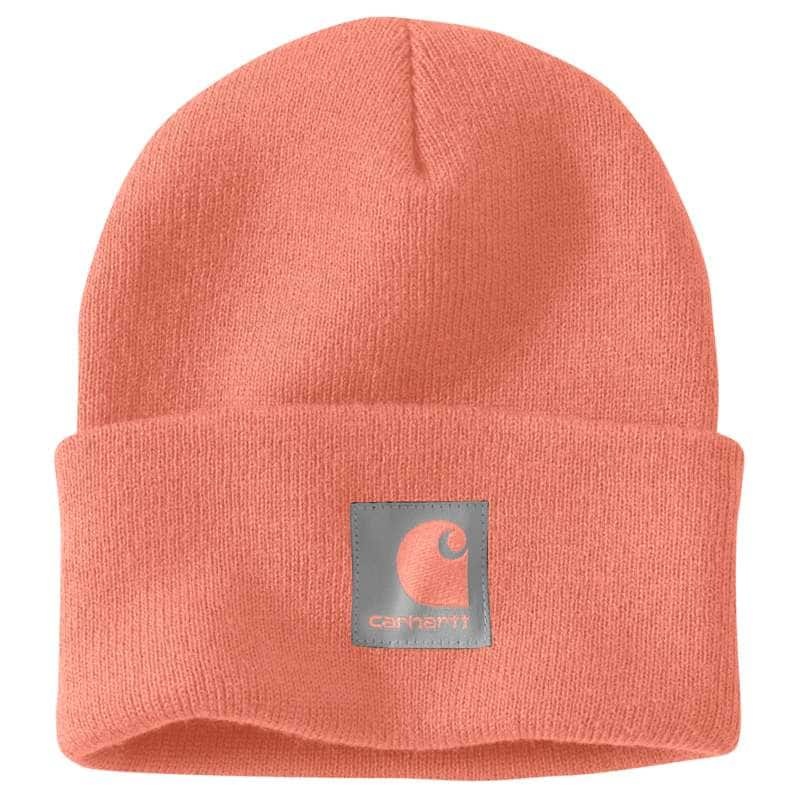 Carhartt  Aged Coral Knit Satin-Lined Beanie