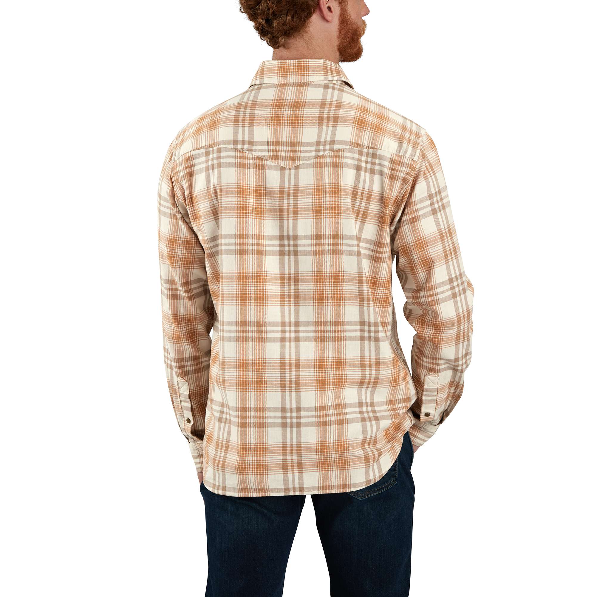 Additional thumbnail 2 of Montana Rugged Flex Relaxed Fit Lightweight Long-Sleeve Snap-Front Plaid Shirt