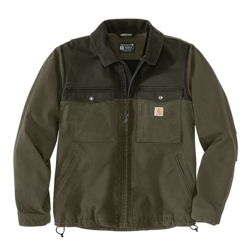 Carhartt  Moss/Olive Montana Rugged Flex® Relaxed Fit Duck Insulated Jacket - 2 Warmer Rating