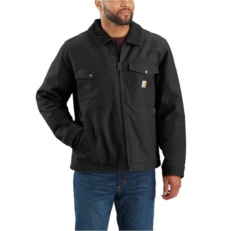 Carhartt  Black Montana Rugged Flex® Relaxed Fit Duck Insulated Jacket - 2 Warmer Rating