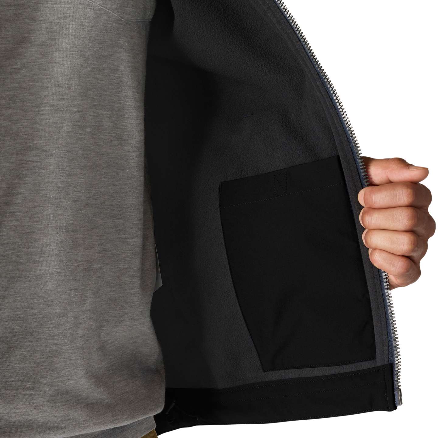 Мужская куртка Carhartt Galesburg Softshell, цвет: Чёрный — фото 4