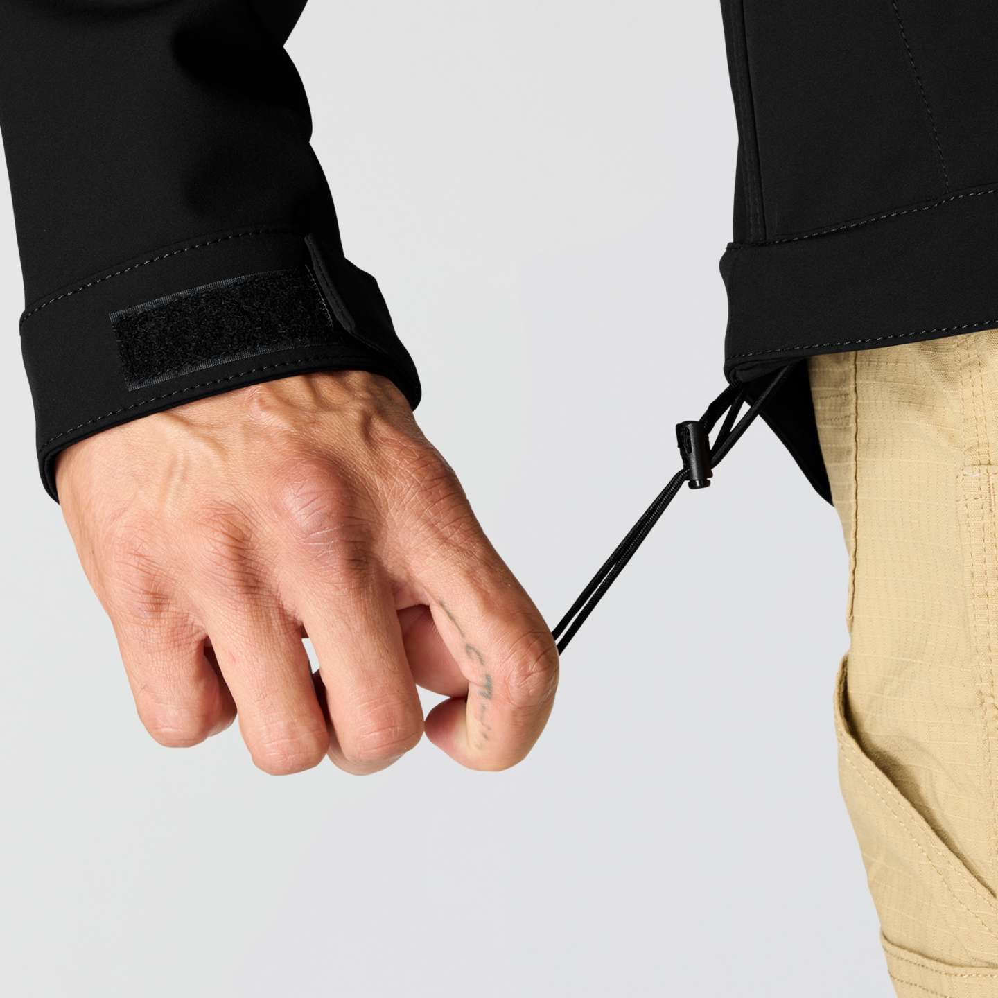 Мужская куртка Carhartt Galesburg Softshell, цвет: Чёрный — фото 7