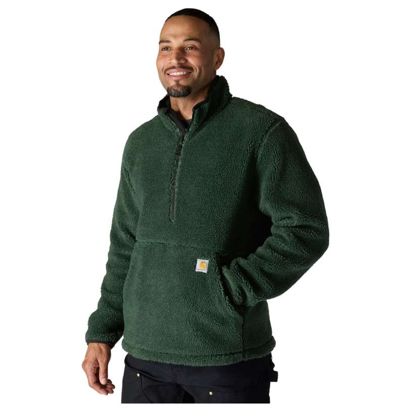 Carhartt  Forestry Green Loose Fit Fleece Pullover - 2 Warmer Rating