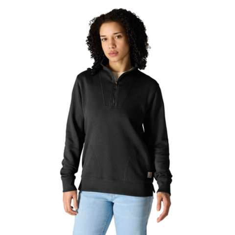 Женские худи Carhartt Women's TENCEL™ Fiber Series Half-Zip Sweatshirt