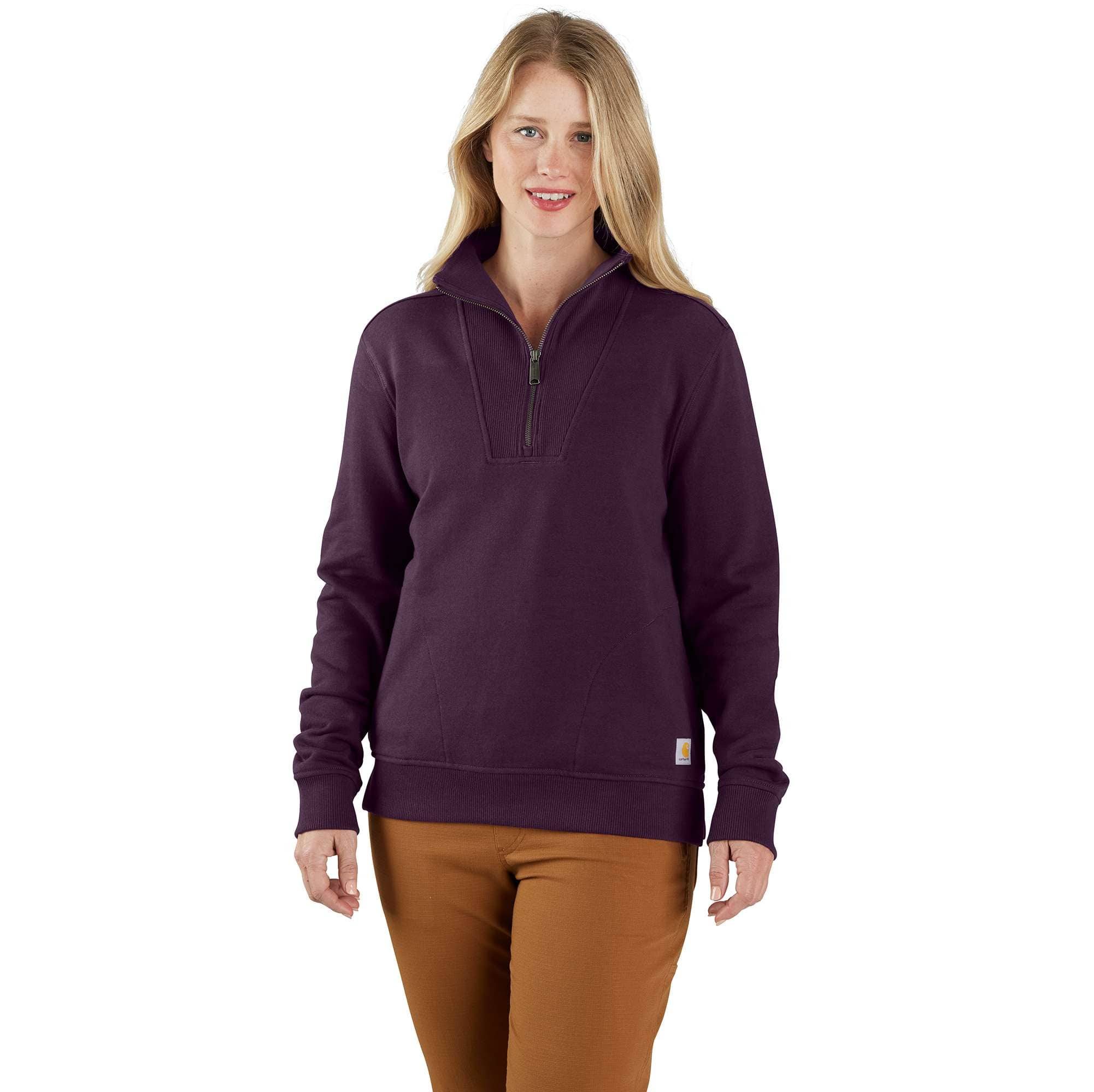 Additional thumbnail 1 of Women's TENCEL™ Fiber Series Relaxed Fit Half-Zip Sweatshirt