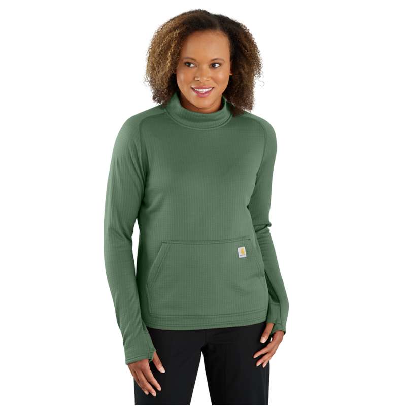 Carhartt  Frosted Balsam Women's Carhartt Force® Relaxed Fit Long-Sleeve Pullover