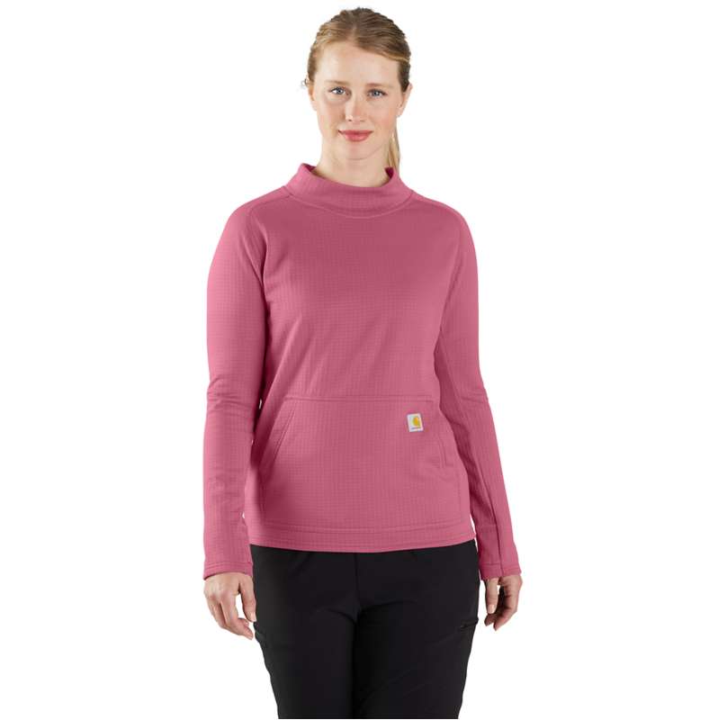 Carhartt  Woodrose Women's Carhartt Force® Relaxed Fit Long-Sleeve Pullover