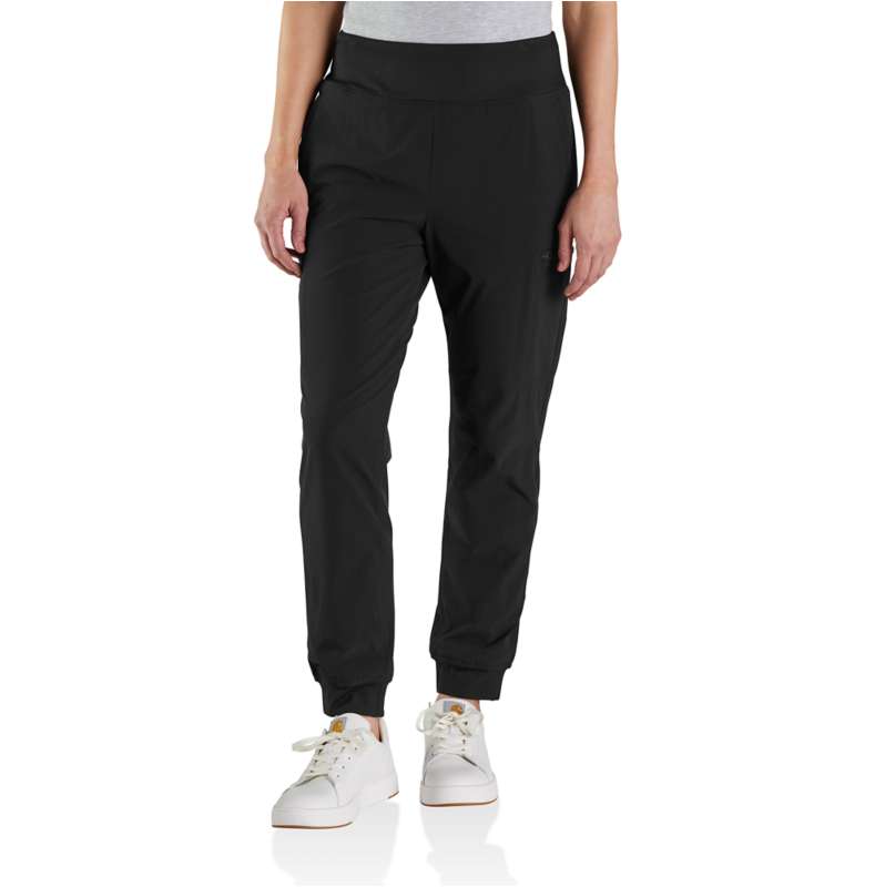 Carhartt  Black Women's Carhartt Force® Relaxed Fit Fleece Lined Jogger