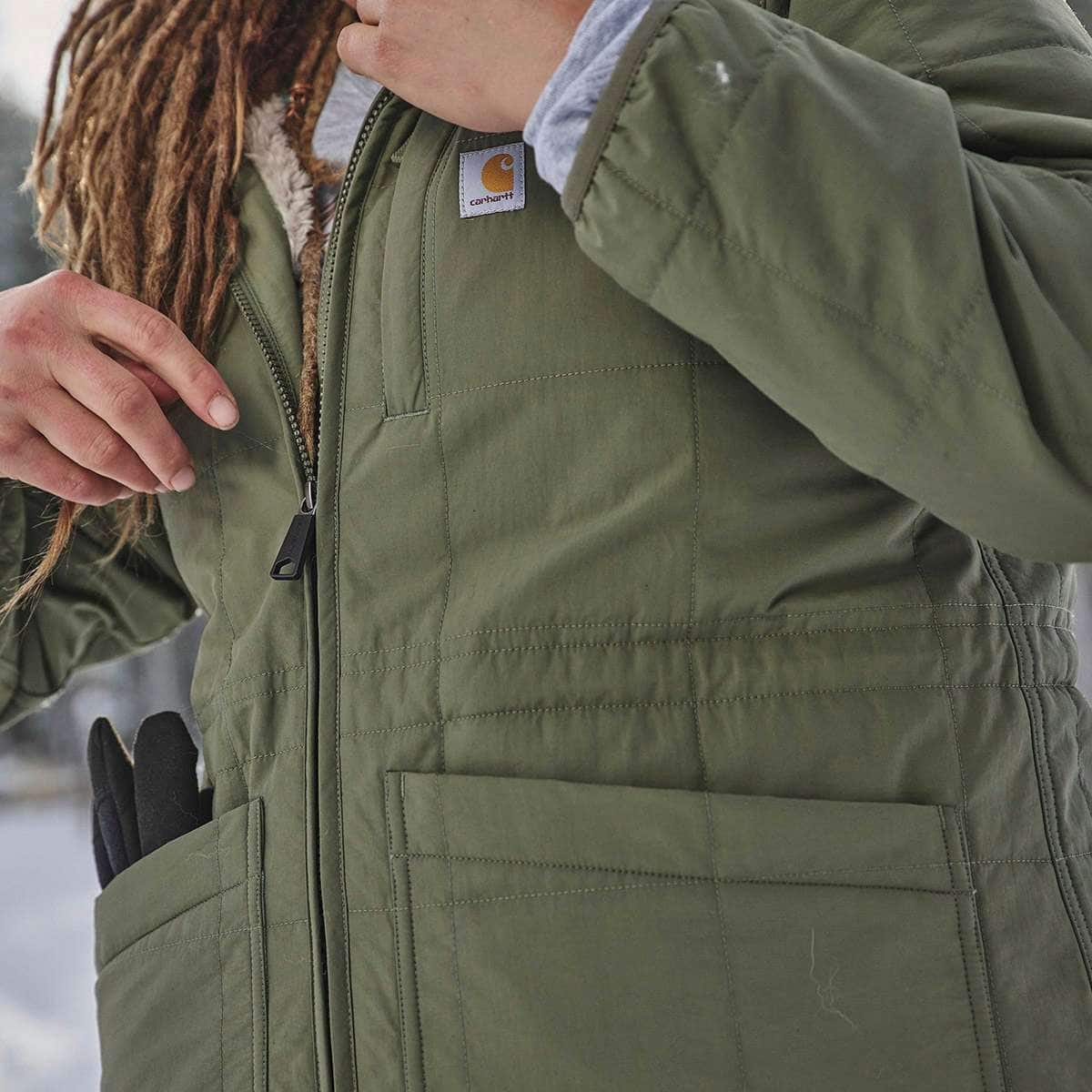 Additional thumbnail 4 of Women's Rockford Loose Fit Lightweight Insulated Hooded Coat - 4 Extreme Warmth Rating