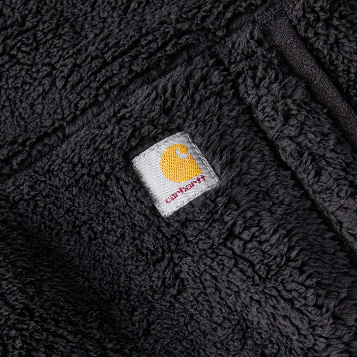 Женский свитер Carhartt Loose Fit Fleece Pullover - 3 Warmest Rating, цвет: Чёрный — фото 6