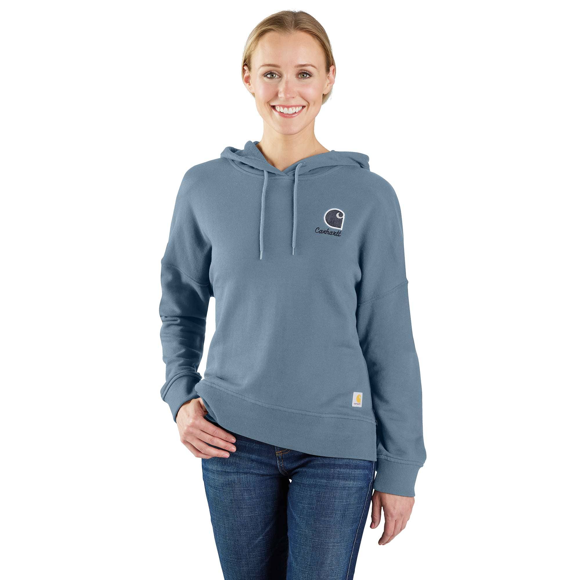 Additional thumbnail 1 of Women's TENCEL™ Fiber Series Loose Fit Graphic Hooded Sweatshirt