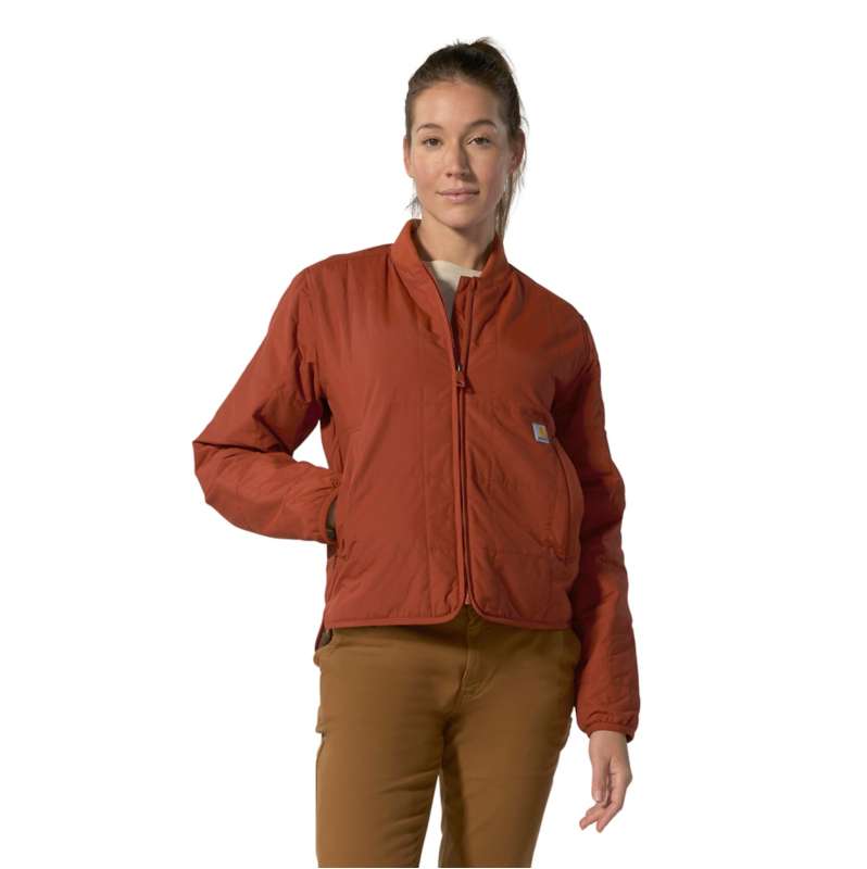 Carhartt  Spice Red Women's Rockford Loose Fit Lightweight Insulated Jacket - 2 Warmer Rating