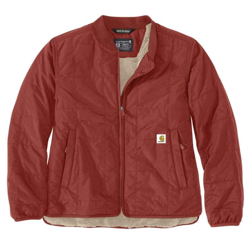 Women's Sherpa Lined Jacket - Loose Fit - Washed Duck - 3 Warmest Rating