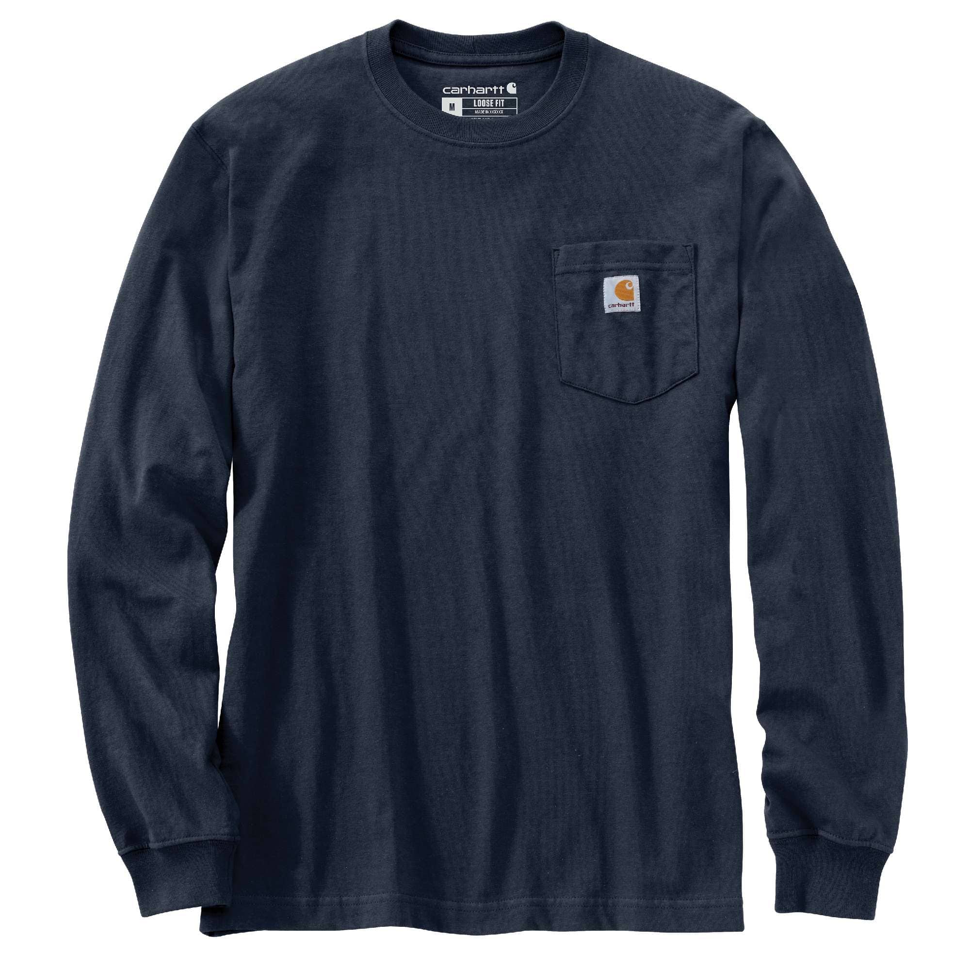 Loose Fit Heavyweight Long-Sleeve Pocket C Graphic T-Shirt