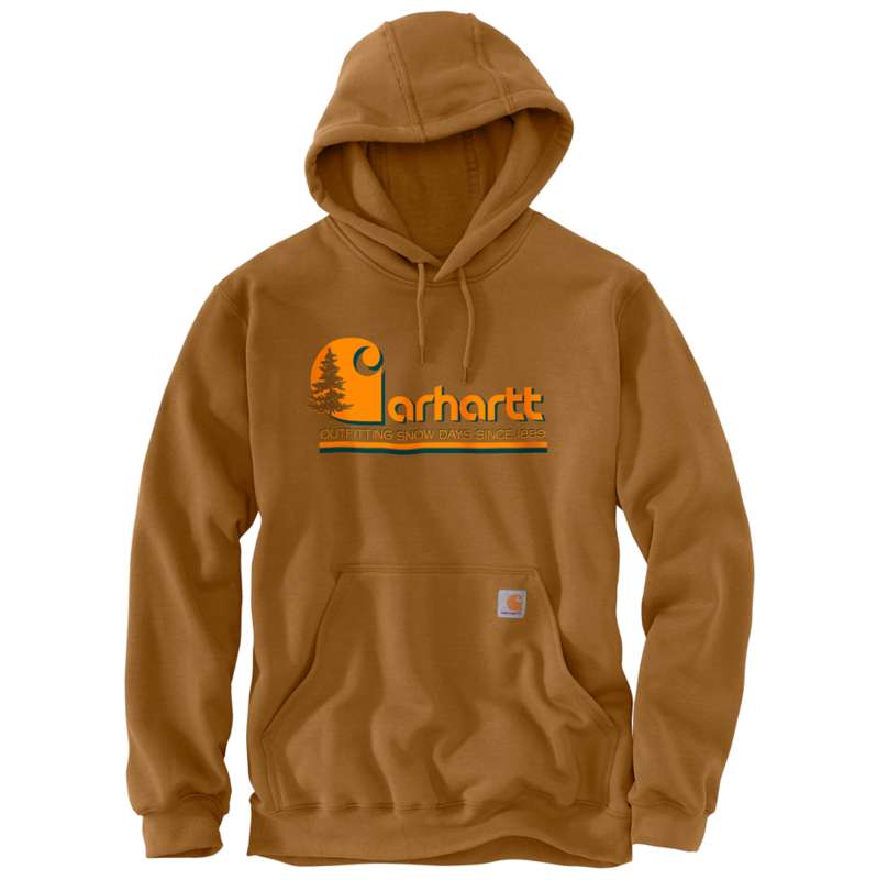 Carhartt  Carhartt Brown Loose Fit Midweight Tree Graphic Sweatshirt