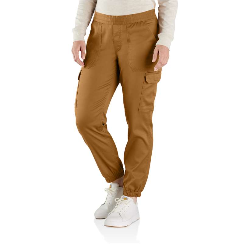 Carhartt  Carhartt Brown Women's TENCEL™ Fiber Series Relaxed Fit Twill Jogger