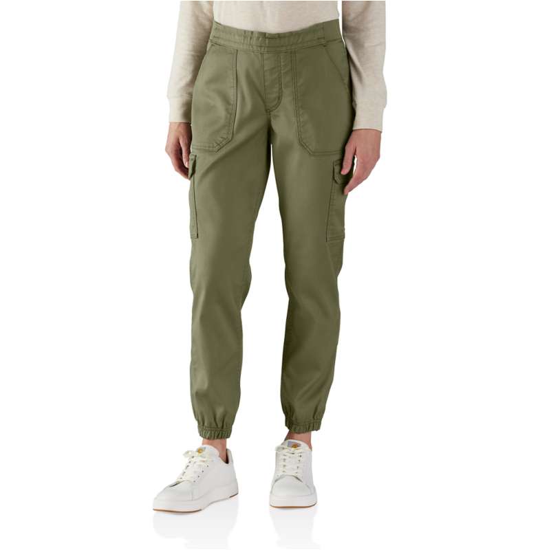 Carhartt  Dusty Olive Women's TENCEL™ Fiber Series Relaxed Fit Twill Jogger