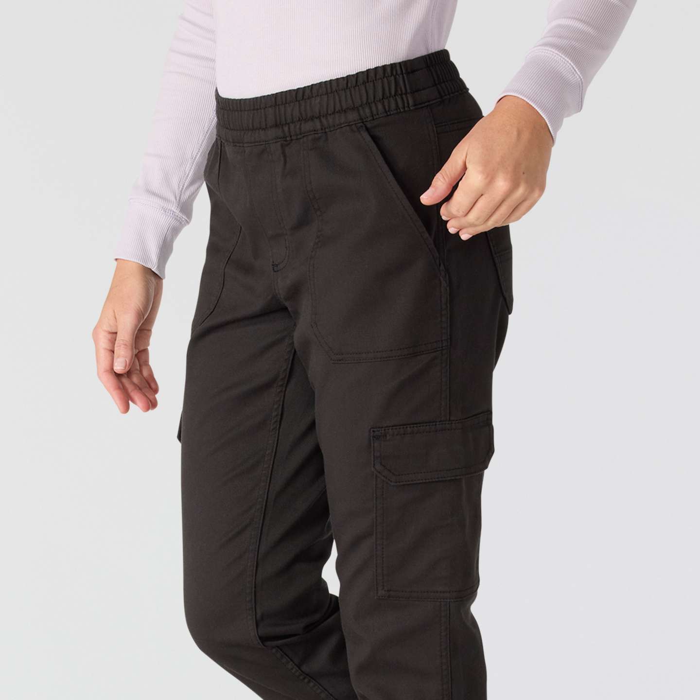 Женские джоггеры Carhartt Tencel Fiber Series свободного кроя, цвет: Чёрный — фото 4