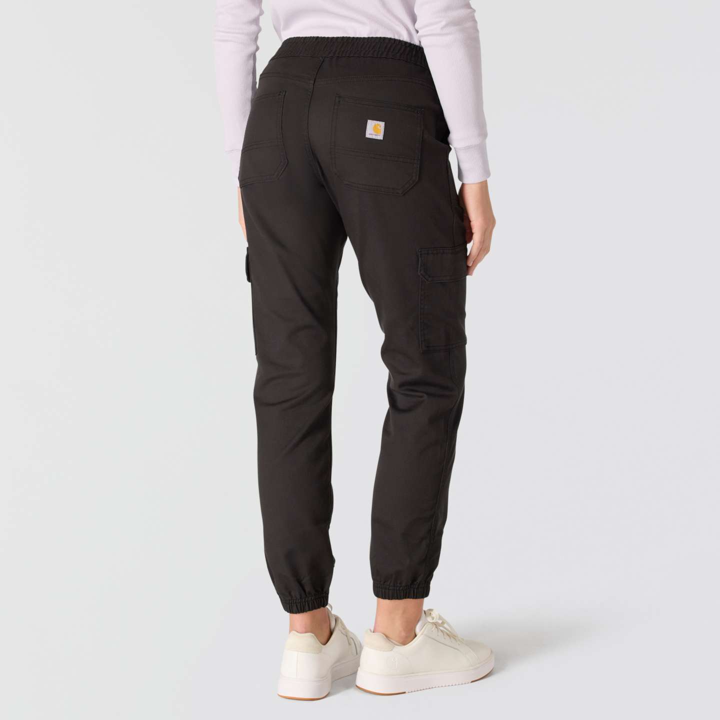 Женские джоггеры Carhartt Tencel Fiber Series свободного кроя, цвет: Чёрный — фото 2