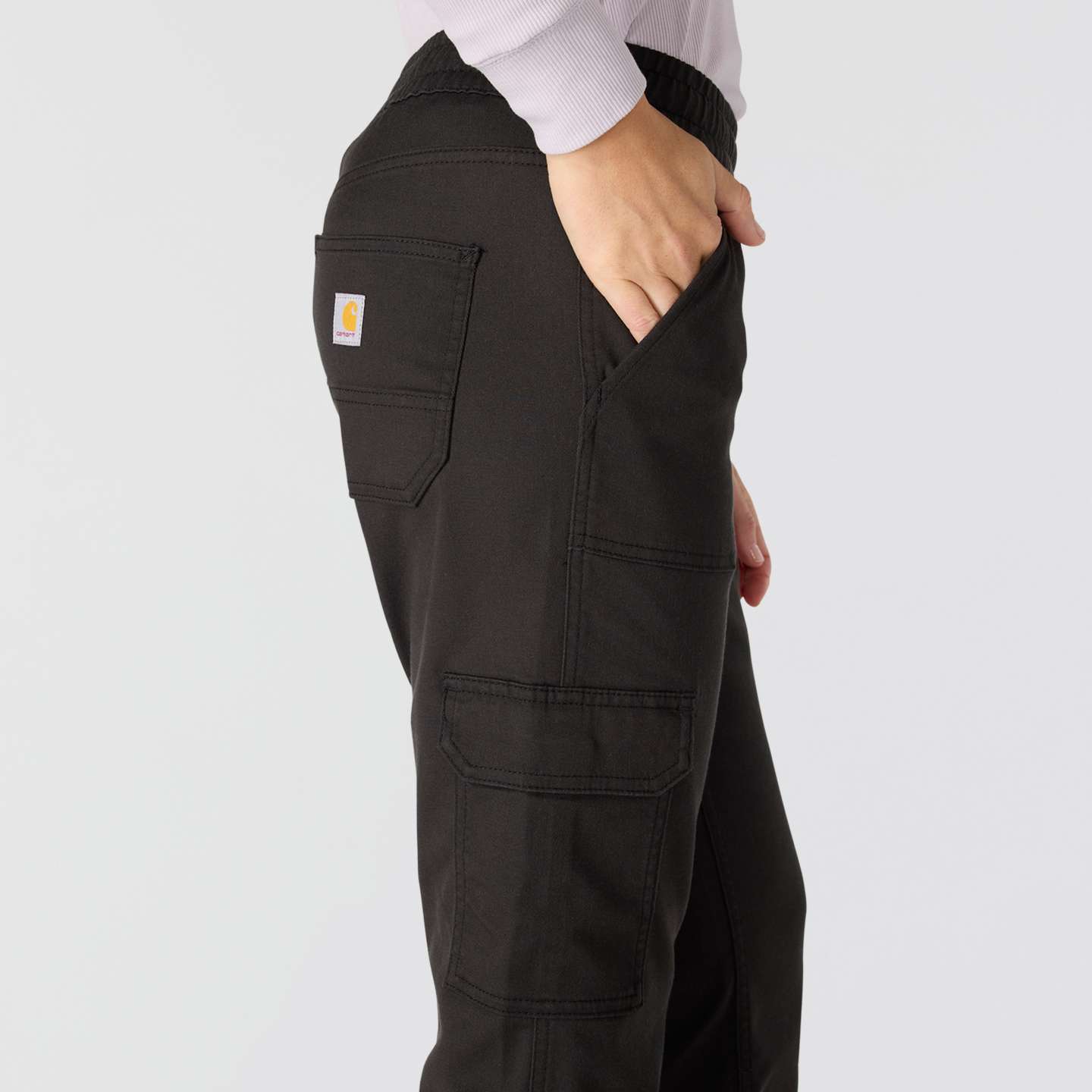 Женские джоггеры Carhartt Tencel Fiber Series свободного кроя, цвет: Чёрный — фото 6