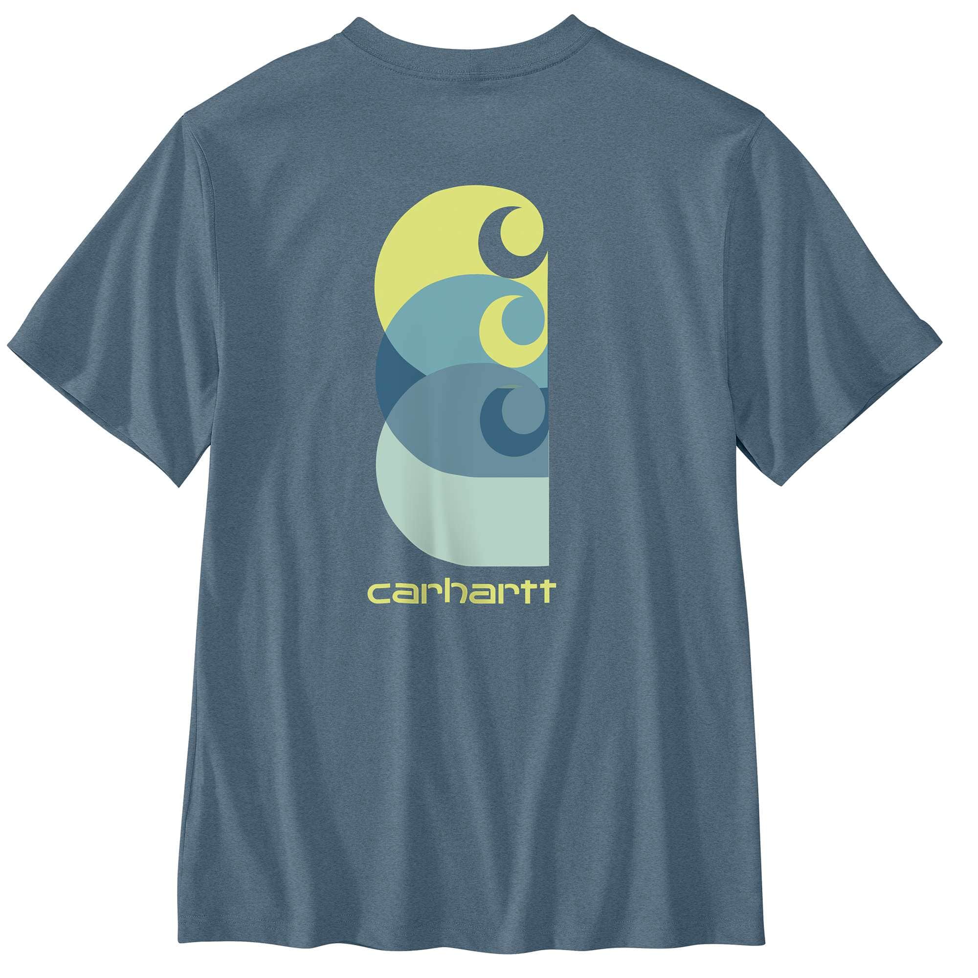 Additional thumbnail 1 of Relaxed Fit Lightweight Pocket Short-Sleeve C Graphic T-Shirt