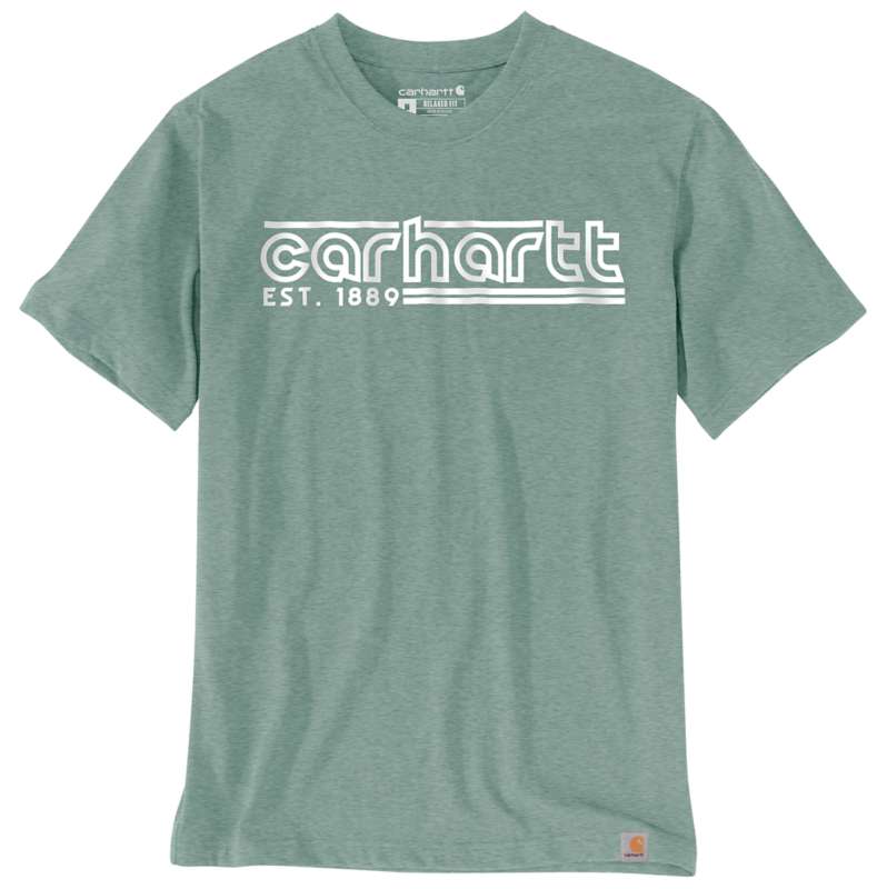 Carhartt  Patina Heather Relaxed Fit Lightweight Short-Sleeve Logo Graphic T-Shirt