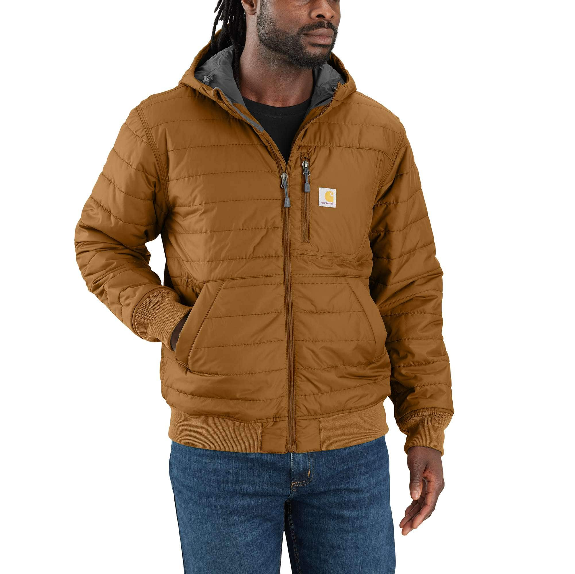 Additional thumbnail 1 of Rain Defender® Relaxed Fit Lightweight Insulated Hooded Jacket - 3 Warmest Rating