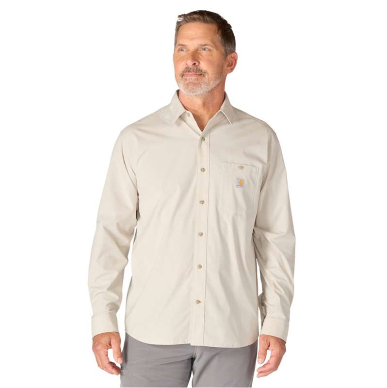 Carhartt  Cobblestone Force Sun Defender™ Woven Relaxed LS Shirt