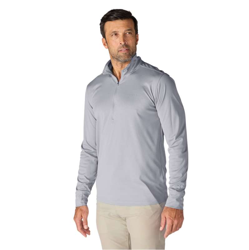 Carhartt  Steel Heather Force Sun Defender™ Relaxed 1/2-Zip