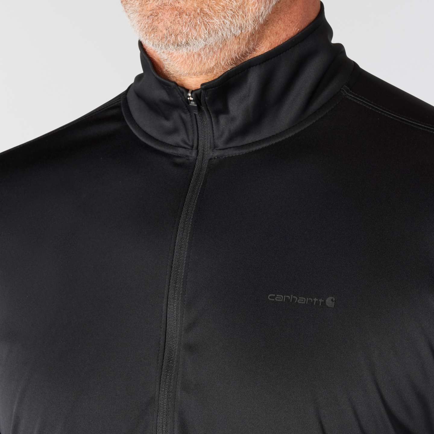 Мужская куртка Carhartt Force Sun Defender на короткой молнии, цвет: Чёрный — фото 3