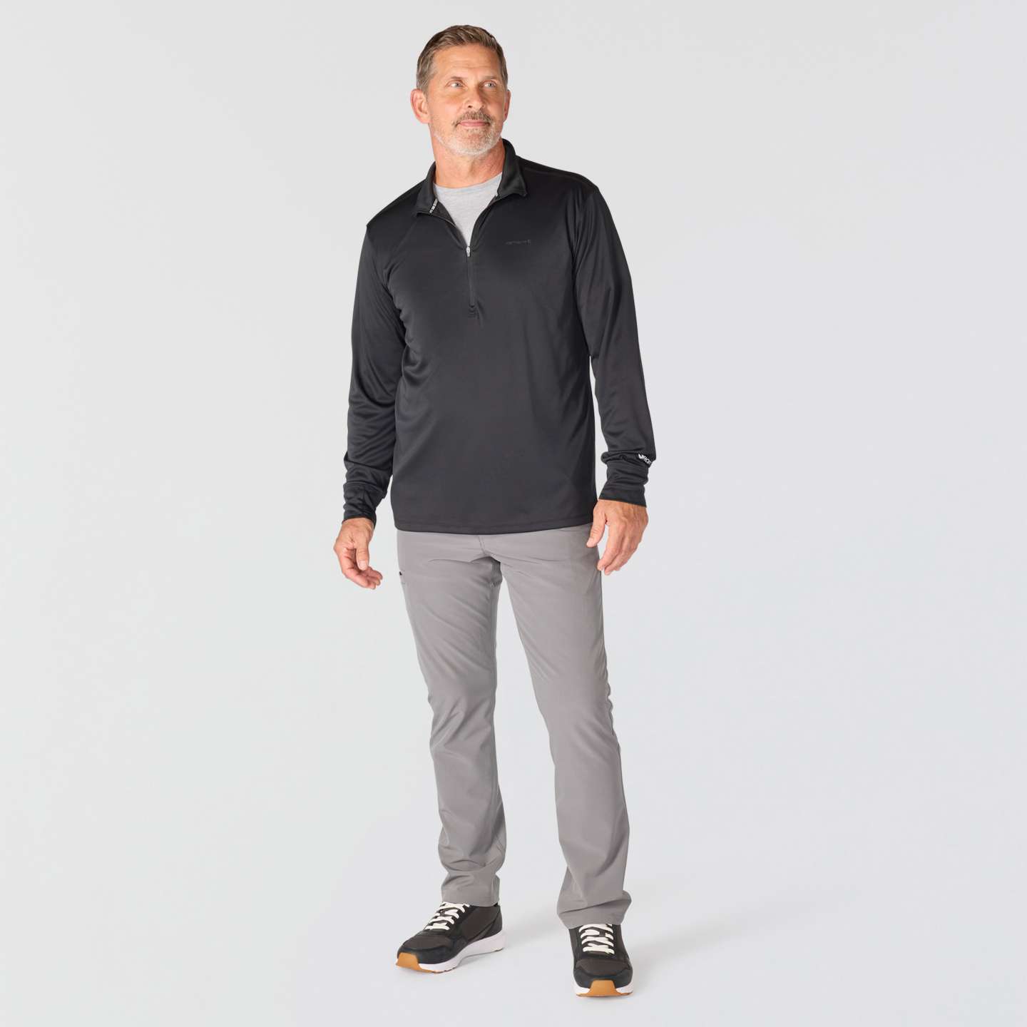 Мужская куртка Carhartt Force Sun Defender на короткой молнии, цвет: Чёрный — фото 4