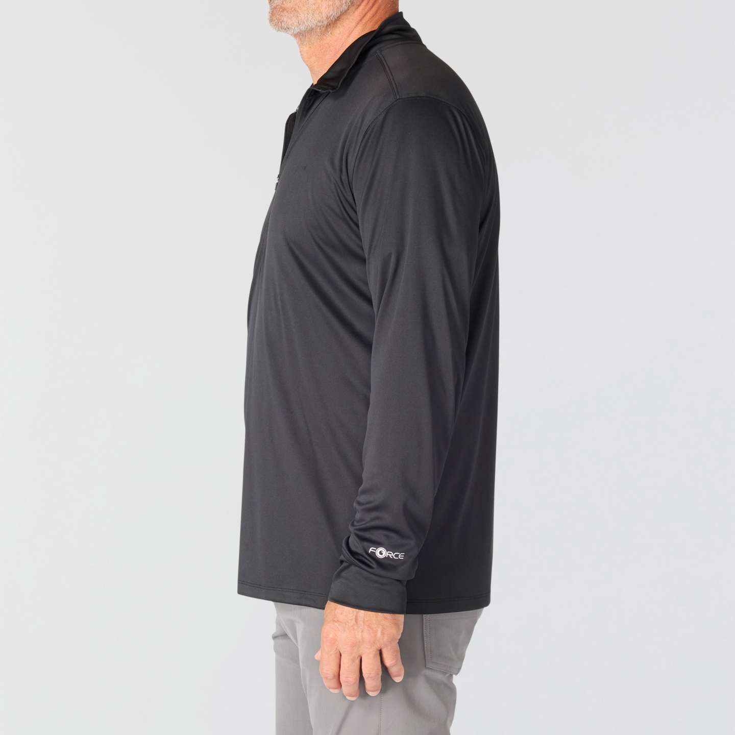 Мужская куртка Carhartt Force Sun Defender на короткой молнии, цвет: Чёрный — фото 2