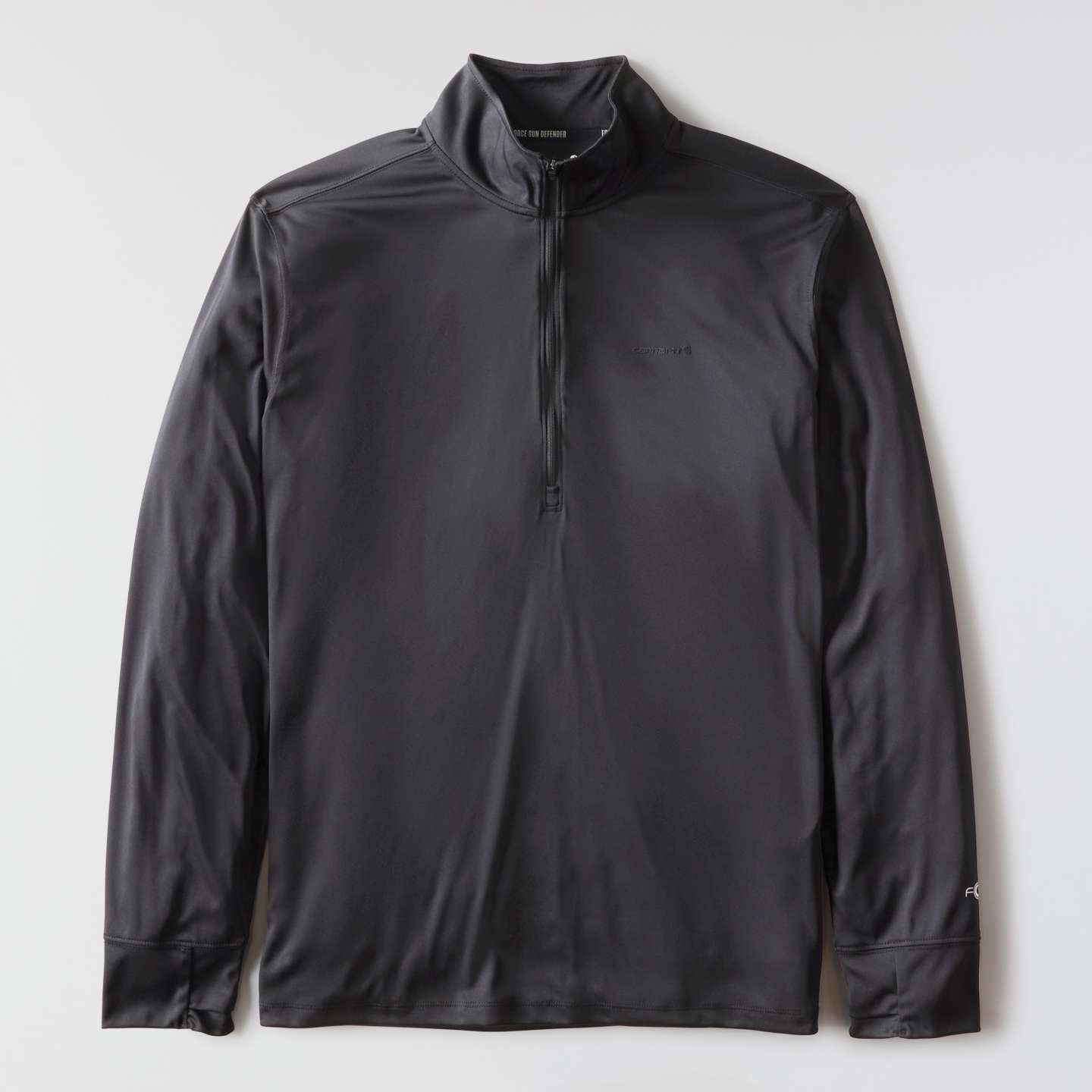 Мужская куртка Carhartt Force Sun Defender на короткой молнии, цвет: Чёрный — фото 9