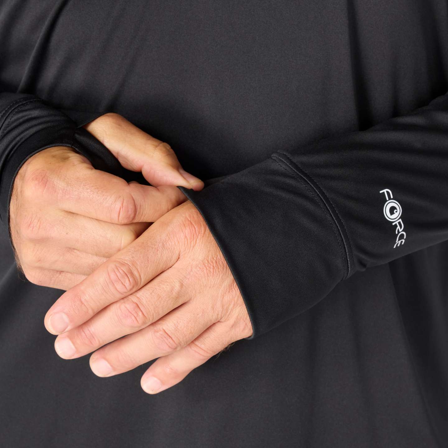 Мужская куртка Carhartt Force Sun Defender на короткой молнии, цвет: Чёрный — фото 6
