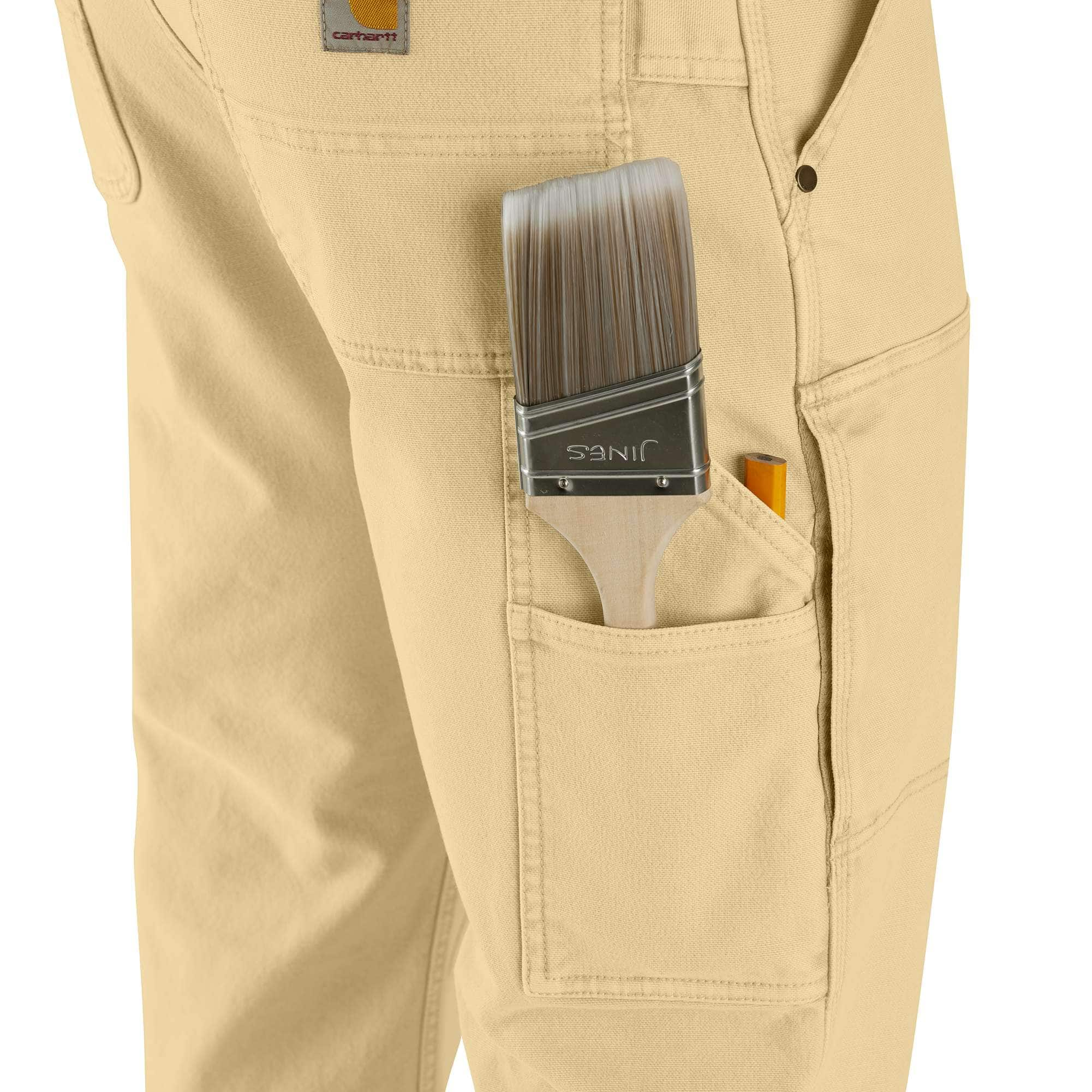 Additional thumbnail 3 of Rugged Flex® Relaxed Fit  Garment Dyed Duck Double-Front Utility Pant