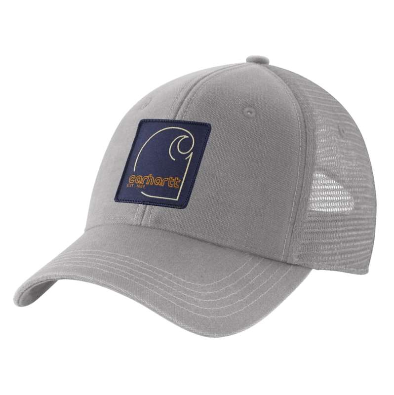 Carhartt  Asphalt Canvas Mesh-Back Outlast Patch Cap