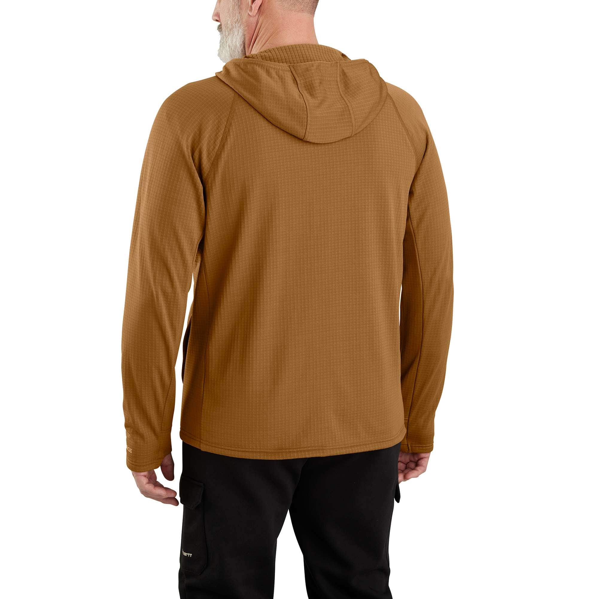 Additional thumbnail 3 of Carhartt Force® Relaxed Fit Full-Zip Long-Sleeve Hooded Fleece-Lined Shirt