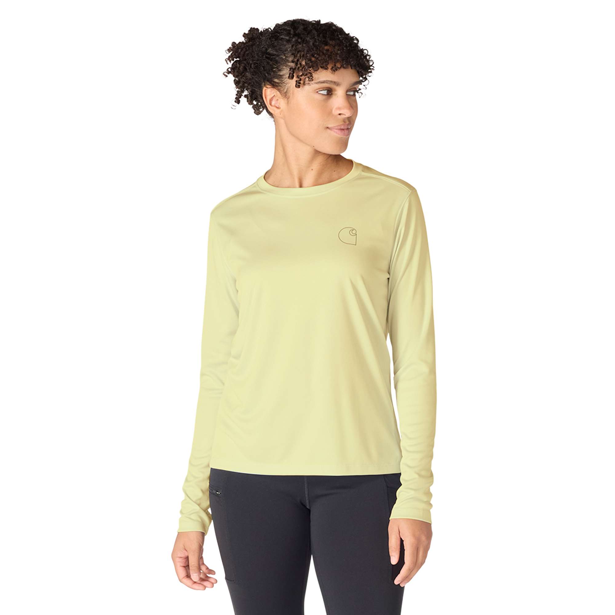 Carhartt Women's Force Sun Defender™ Relaxed LS Logo T-Shirt