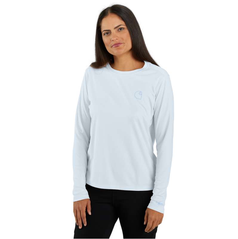 Carhartt  Tradewind Women's Force Sun Defender™ Relaxed LS Logo T-Shirt
