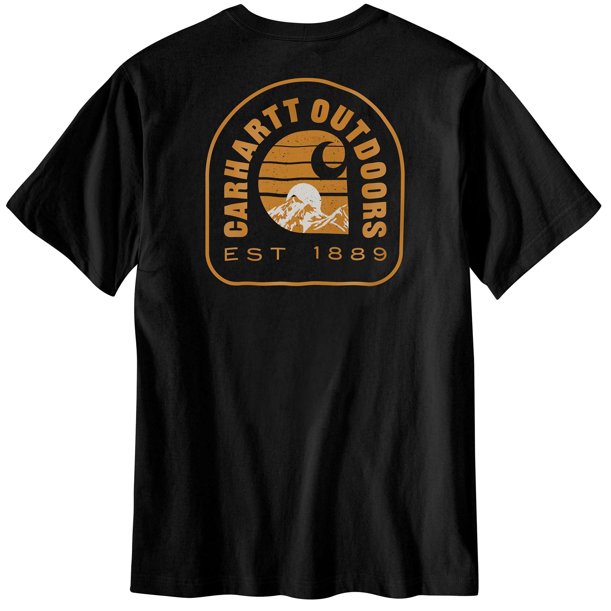 Carhartt Relaxed Fit Heavyweight Short-Sleeve Pocket Tree Mountain T-Shirt