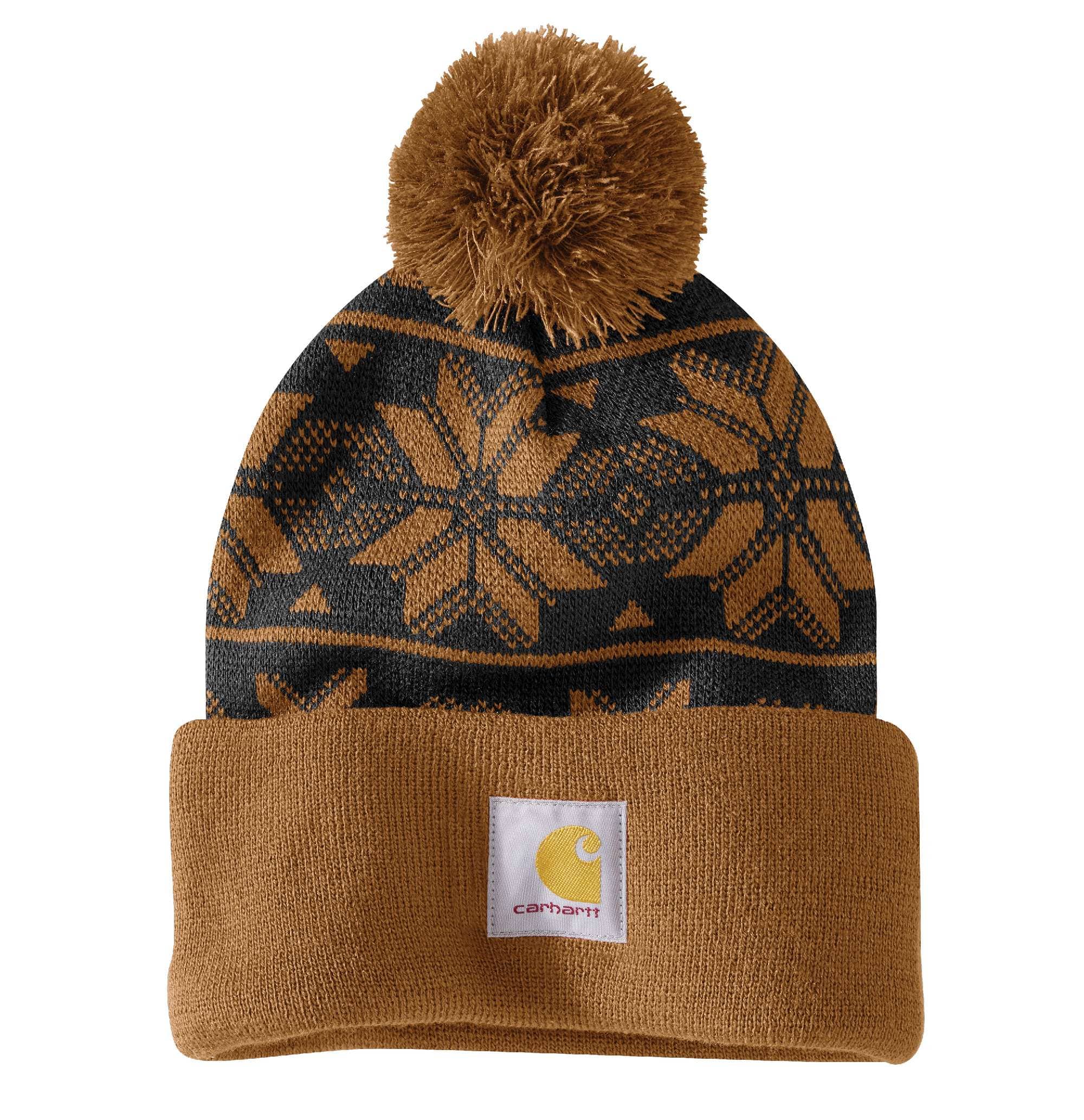 Carhartt Women's Knit Pom Jacquard Beanie