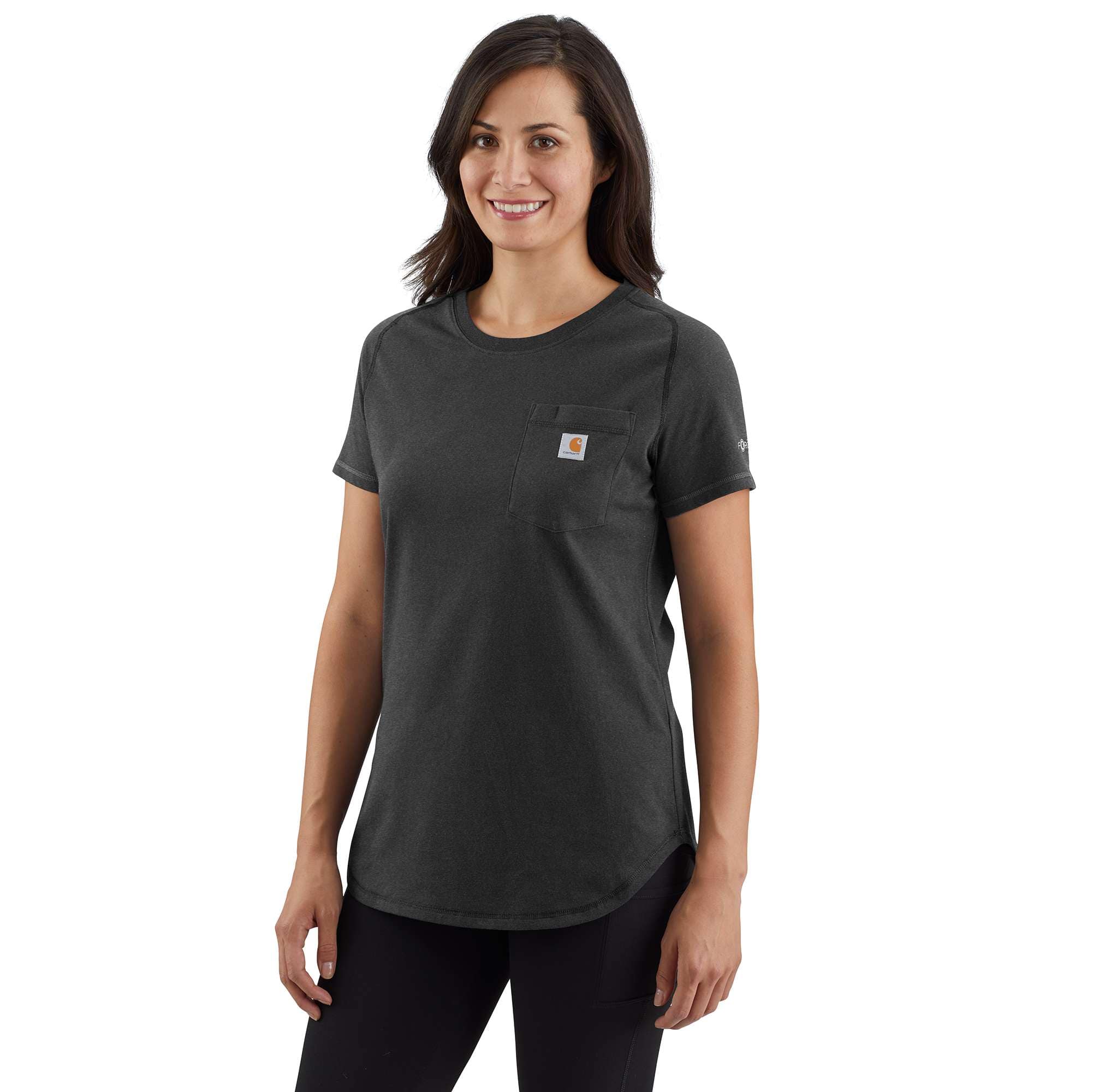 Additional thumbnail 1 of Women's Carhartt Force® Relaxed Fit Midweight Pocket T-Shirt