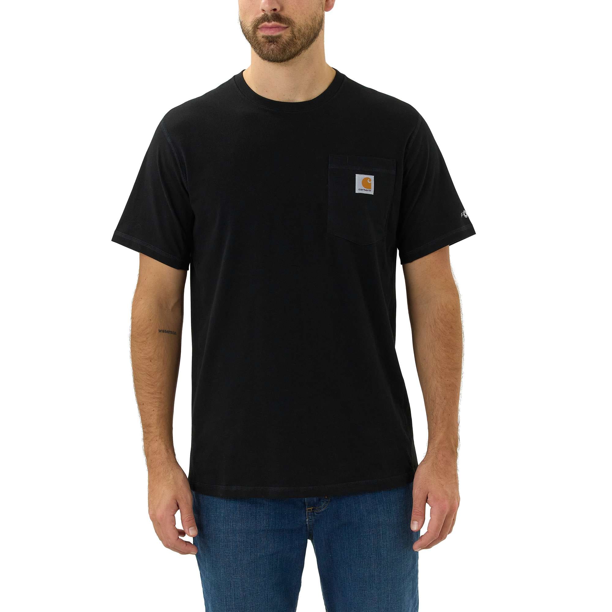 Force Relaxed Fit Midweight Long-Sleeve Quarter-Zip Mock-Neck T-Shirt
