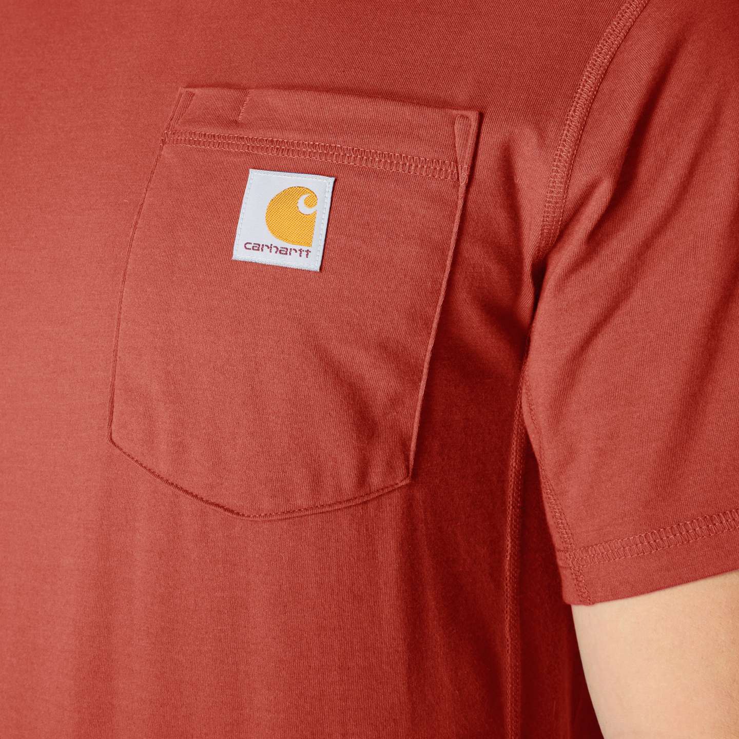 Мужская футболка Carhartt Force Relaxed, цвет: Красный — фото 3