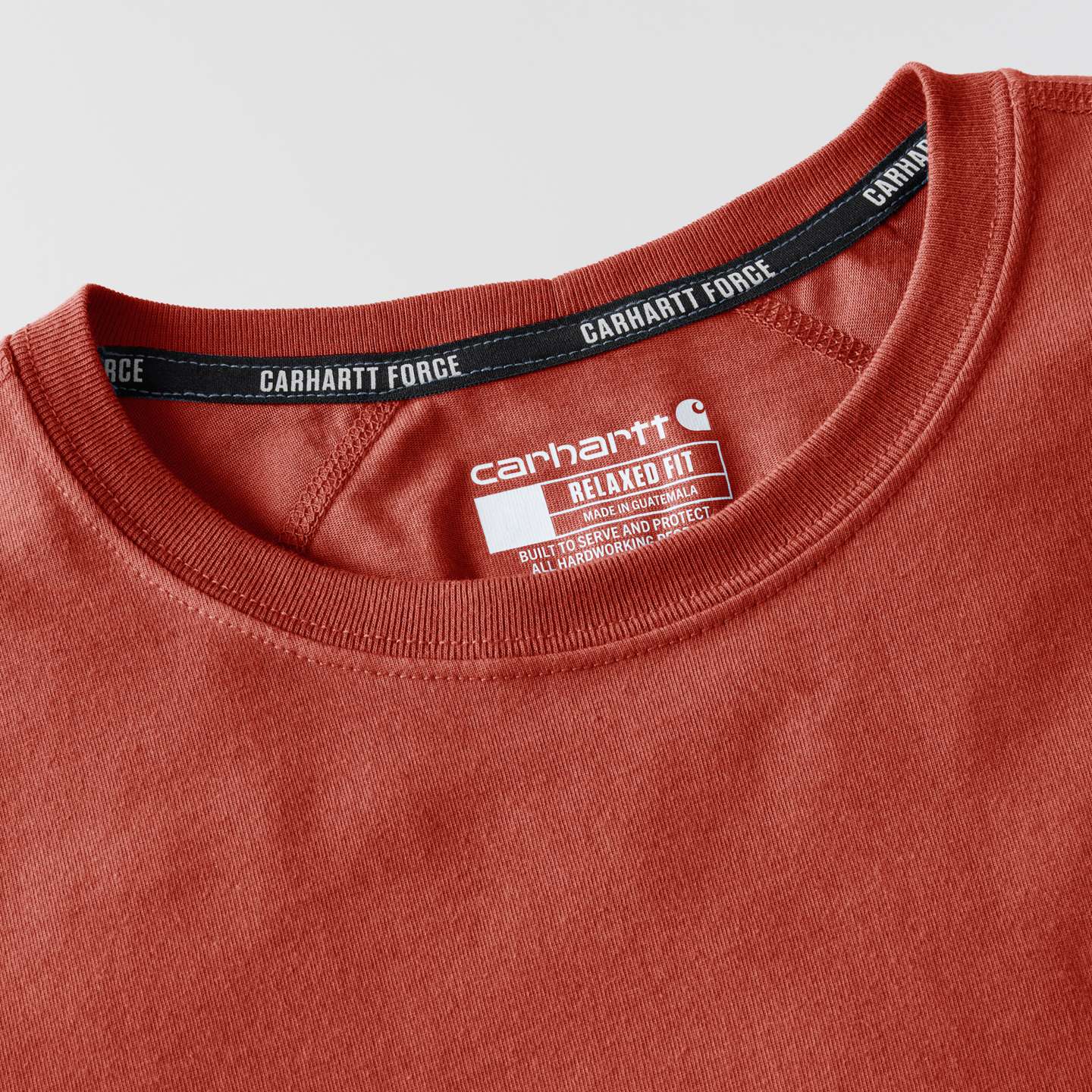 Мужская футболка Carhartt Force Relaxed, цвет: Красный — фото 7