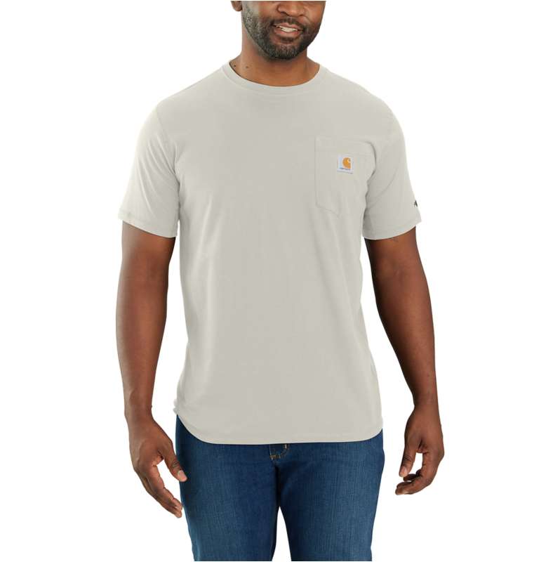 Carhartt  Malt Carhartt Force® Relaxed Fit Short-Sleeve Pocket T-Shirt