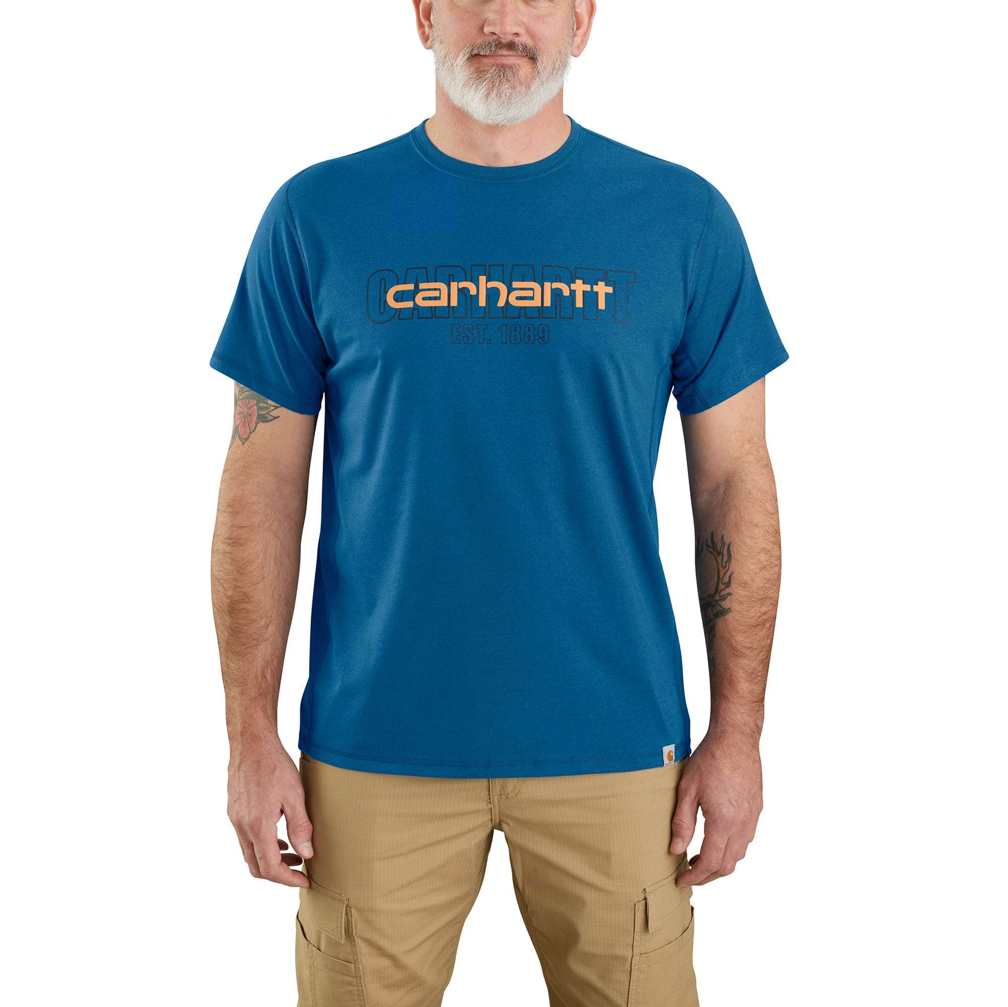 Additional thumbnail 1 of Carhartt Force® Relaxed Fit Short-Sleeve Logo Graphic T-Shirt