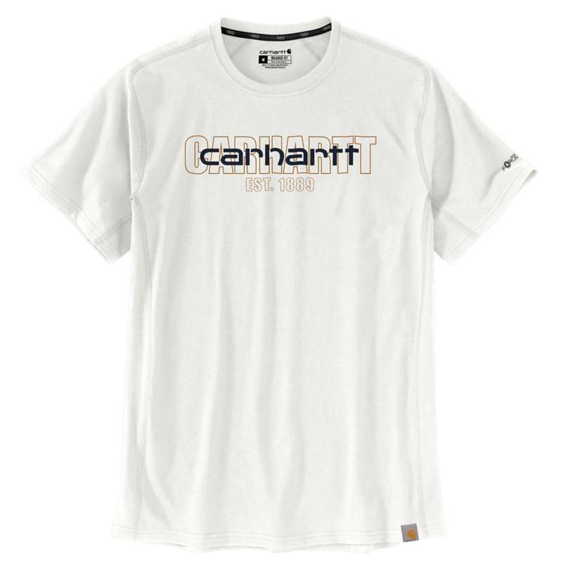 Carhartt  Malt Carhartt Force® Relaxed Fit Short-Sleeve Logo Graphic T-Shirt