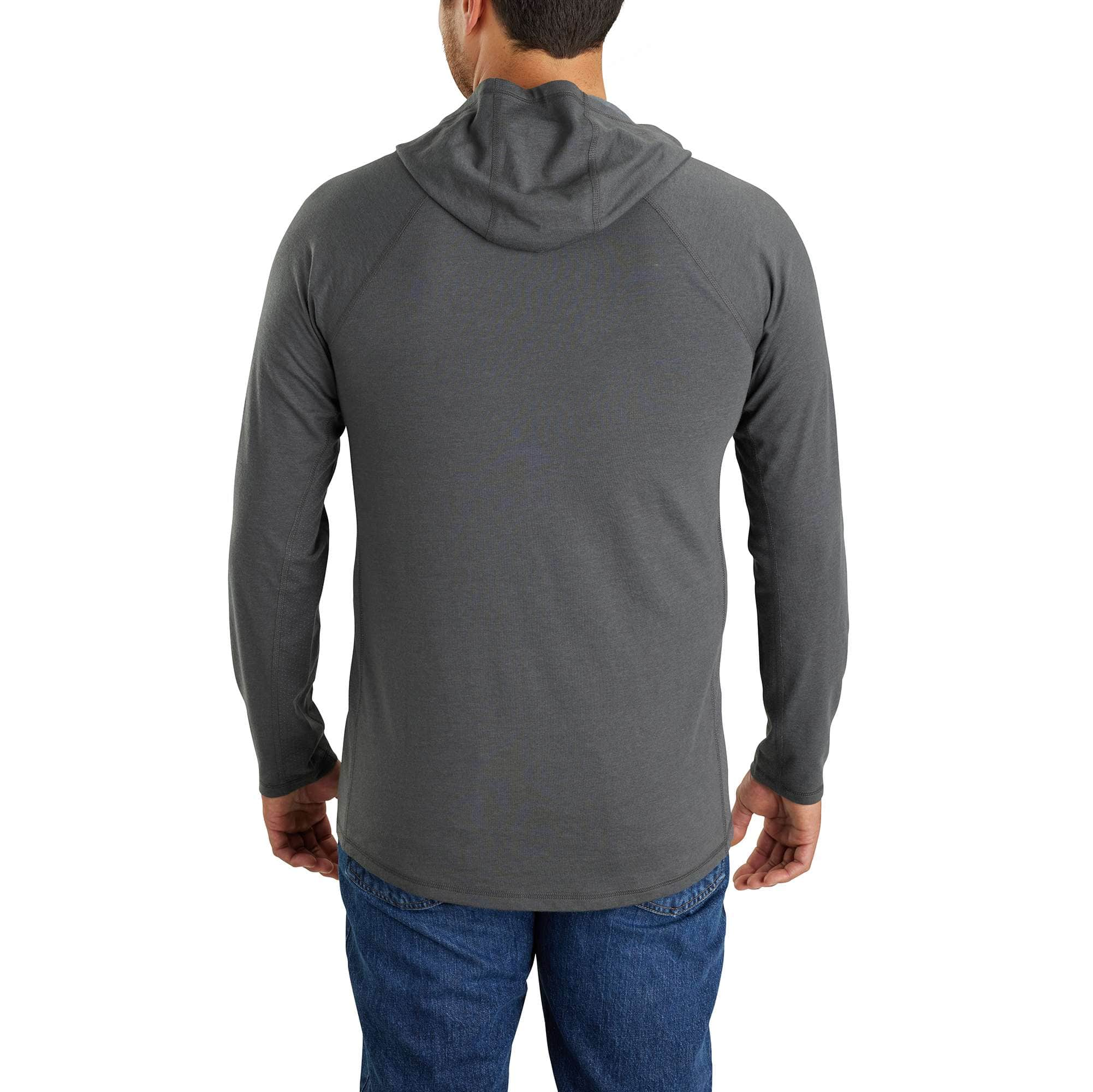 Additional thumbnail 2 of Carhartt Force® Relaxed Fit Long-Sleeve Logo Graphic Hooded T-Shirt