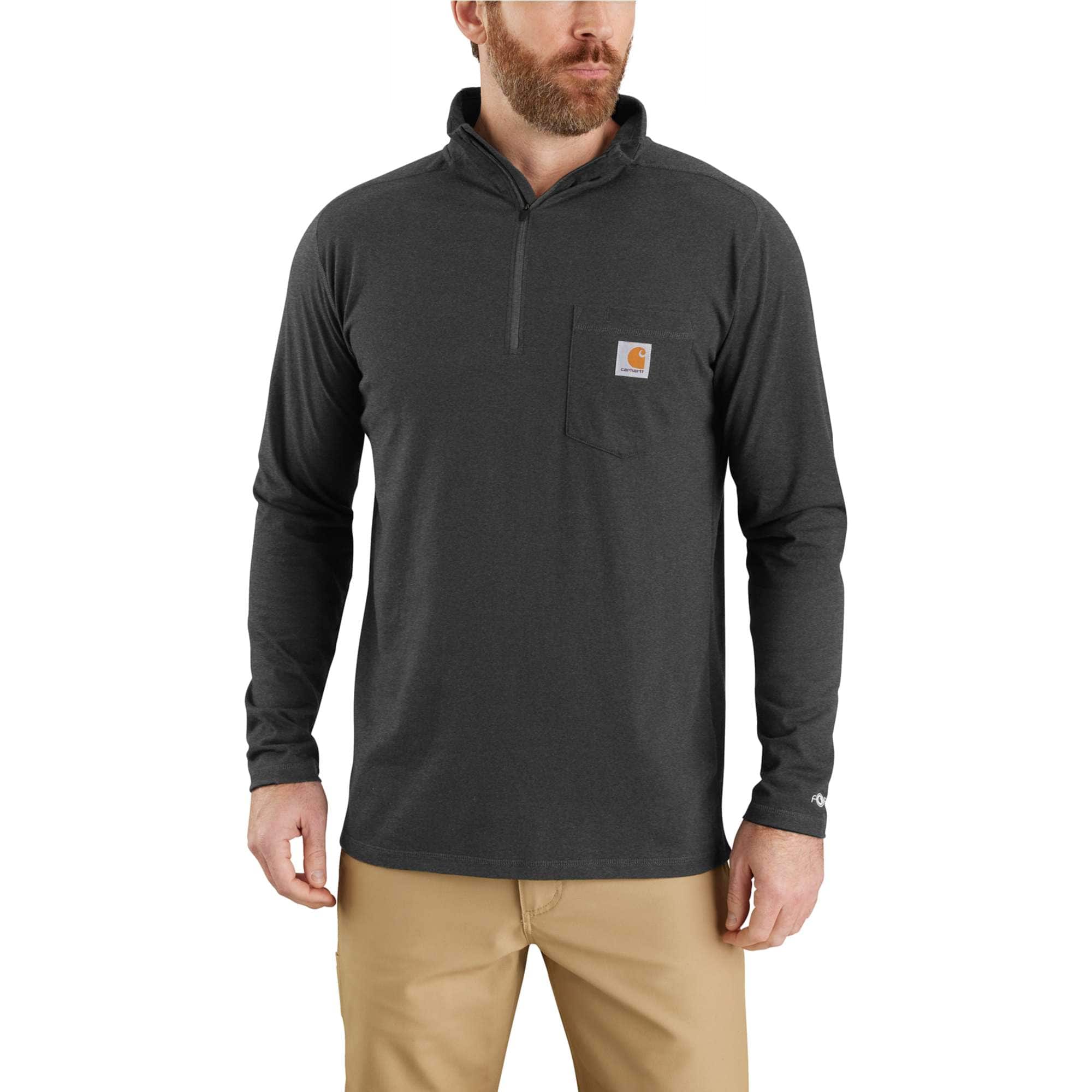 Carhartt Men's Tall 2X-Large Khaki FR Force Long Sleeve T-Shirt